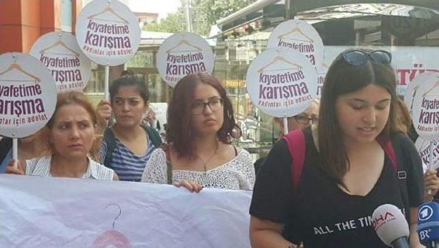 Esenler'de Saldırıya Uğrayan Kadına , Kadınlardan Destek Eylemi