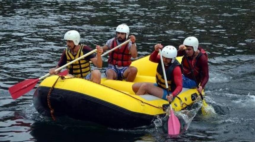 Patlıcan Festivali'nde Rafting Ve Jet Ski G&ouml;sterisi