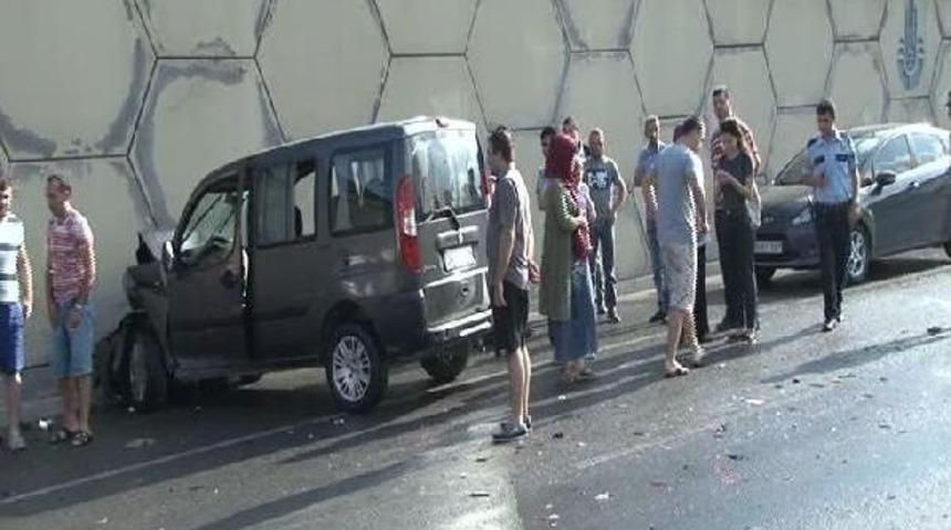 Şile Yolunda Kaza: İki &Ccedil;ocuk Bir Kadın Yaralı