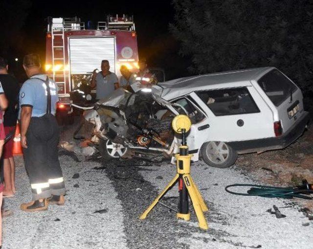 Alkollü Sürücü Otomobile Çarptı, 1 Ölü, 1 Ağır Yaralı