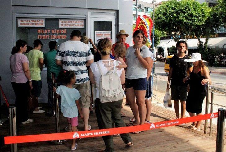Alanya Teleferik İlk Gününde Rekor Yolcu Taşıdı G1