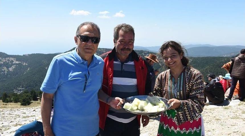 Başkan Uğur Sarıkız Zirvesine &Ccedil;ıktı