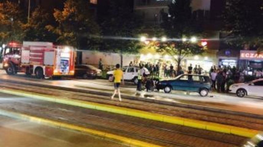 Markete Gitti, D&ouml;nd&uuml;ğ&uuml;nde Aracının Yandığını G&ouml;rd&uuml;