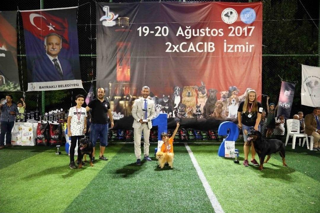 Bayraklı&rsquo;da K&ouml;pek Irkları Yarıştı