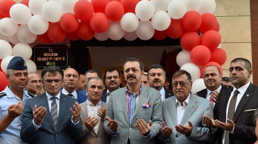 Ntso Başkanı Parmaksız Merzifon Tso A&ccedil;ılış T&ouml;renine Katıldı