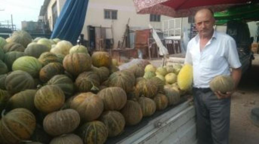 Hisarcık&rsquo;ta Yerli Kavun Tezgaha İndi