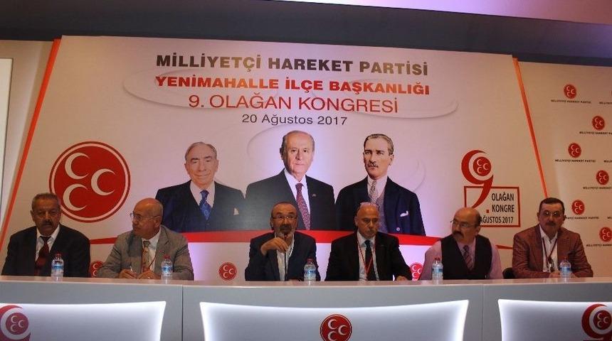 Mhp Yenimahalle&rsquo;de Coşkulu Kongre