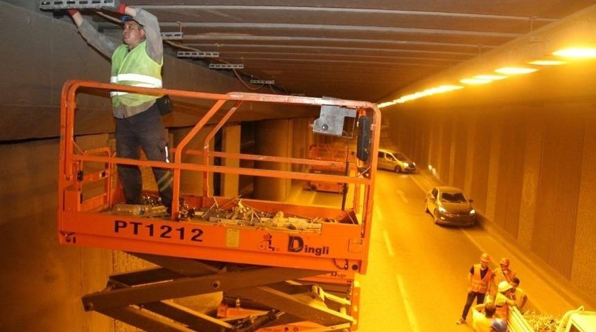 Seka T&uuml;neli&rsquo;ne Yeni Aydınlatma Sistemi Yapılıyor