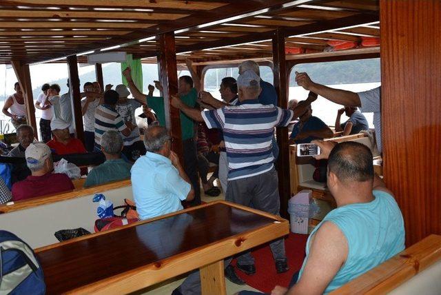 Korkuteli Esnaf Odası, Göcek’e Tekne Turu Düzenledi