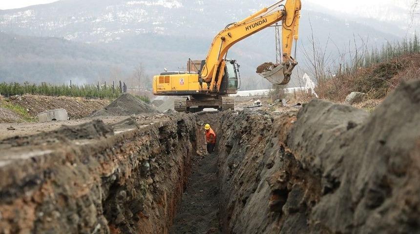 Yanık Mahallesi&rsquo;nde Kanalizasyon Projesi Tamamlanıyor