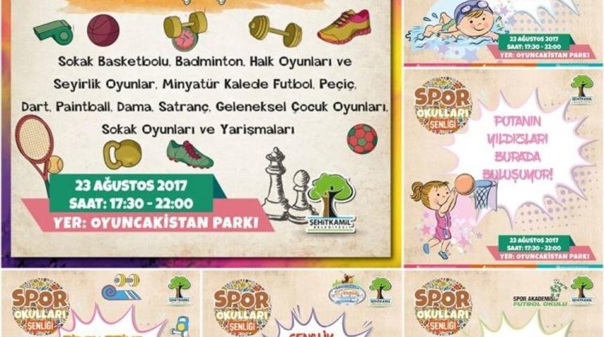 Şehitkamil’den Spor Şenliği