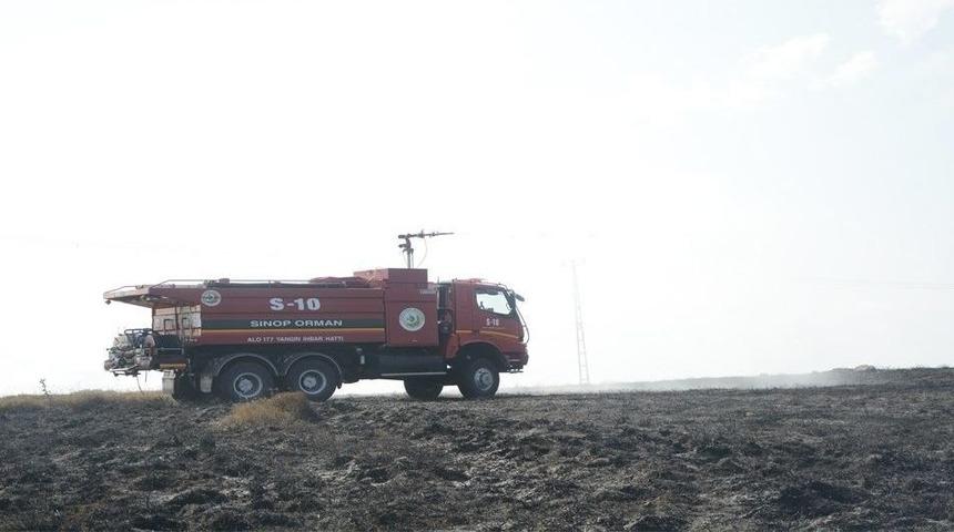 Sinop&rsquo;ta &Ouml;rt&uuml; Yangını