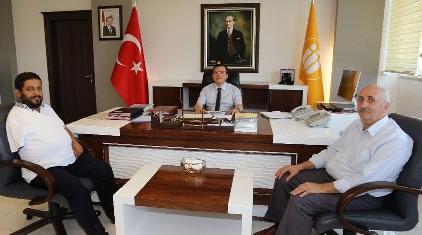 Muhtarlar Rekt&ouml;r Kızılay İle İstişarelerde Bulundu