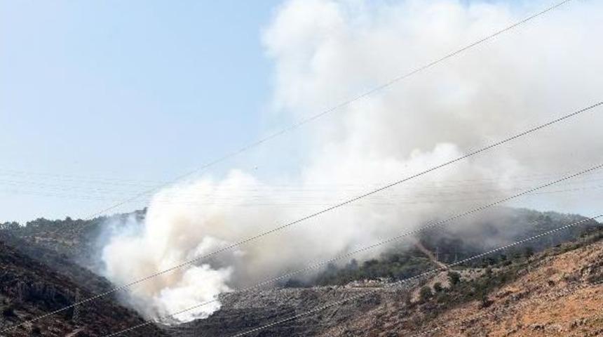 Bodrum'da Katı Atık Depolama Alanında Yine Yangın