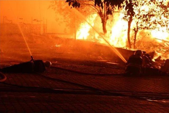 Bingöl'de Korkutan Kereste Yangını