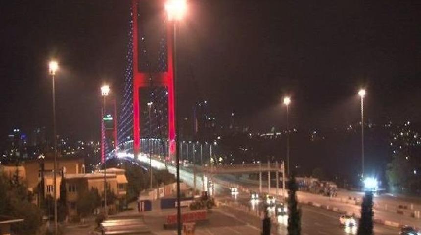 15 Temmuz Şehitler K&ouml;pr&uuml;s&uuml;'nde &Ccedil;alışmalar Tamamlandı