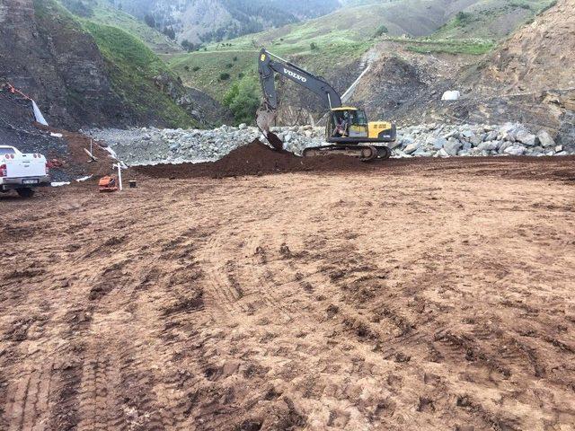 Erzurum Pehlivanlı Barajı’nda Çalışmalar Bütün Hızıyla Sürüyor