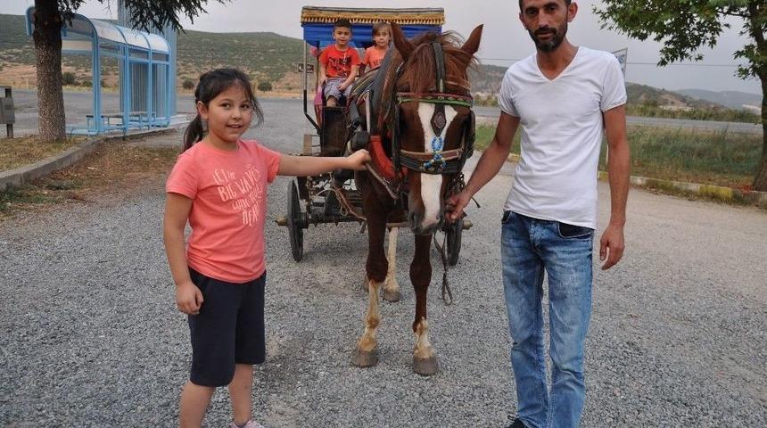 Simav&rsquo;da &Ccedil;ocukların Fayton Sefası