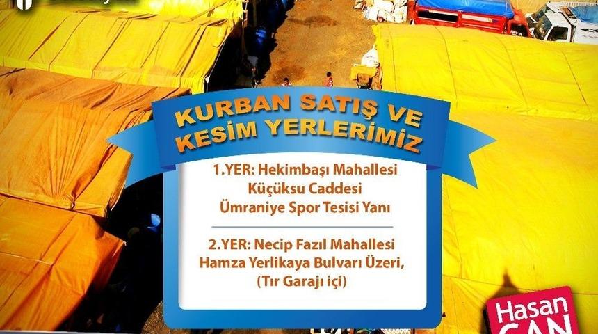 &Uuml;mraniye Belediyesi Kurban Bayramı Hazırlıklarını Tamamladı