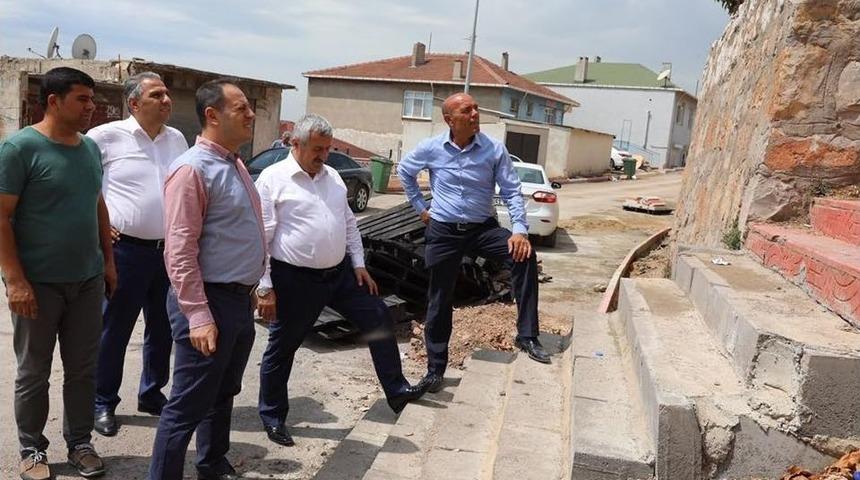 Başkan Baran Kışlad&uuml;z&uuml; Mahallesi&rsquo;nde İncelemelerde Bulundu