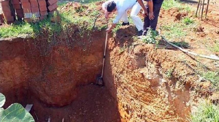 Foseptik &Ccedil;ukuruna D&uuml;şen Porsuk Kurtarıldı