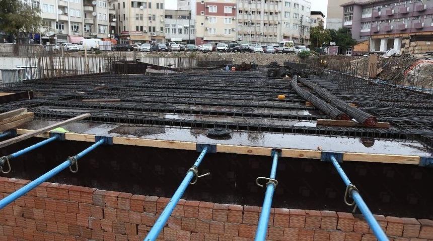 Otopark İnşaatı Çalışmaları Devam Ediyor