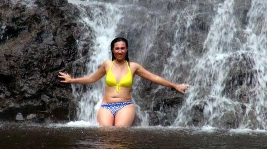 Rize'de Şelalelere Turist Akını