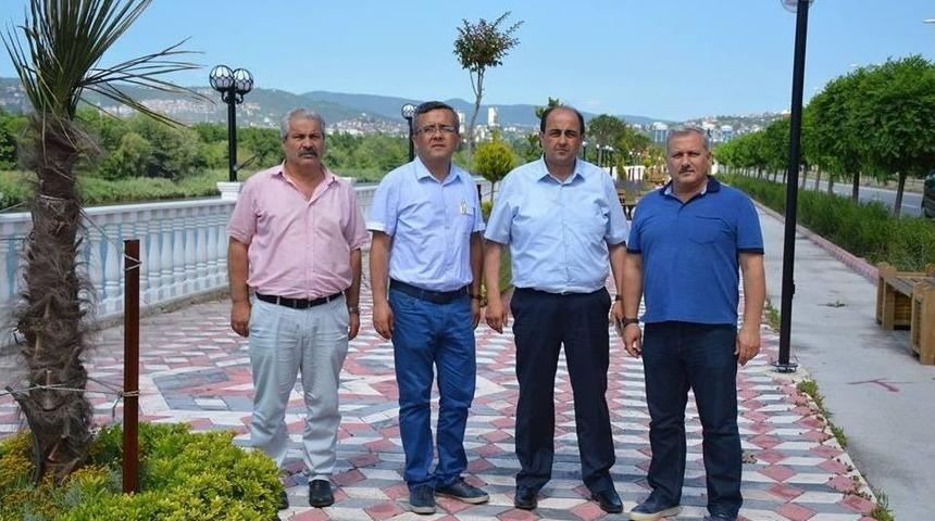 Demirtaş G&uuml;l&uuml;&ccedil; Sahilinde Yapılan &Ccedil;alışmaları Yerinde İnceledi