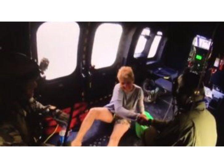Kanyonda Ayak Bileği Kırılan Dağcı Askeri Helikopterle Kurtarıldı