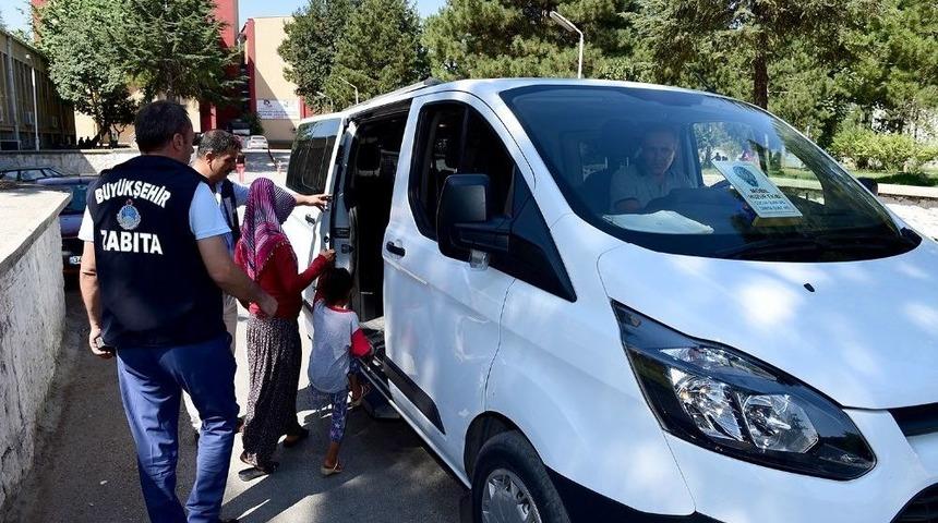 Mobil Huzur Ekibinden Dilencilere Y&ouml;nelik Denetim