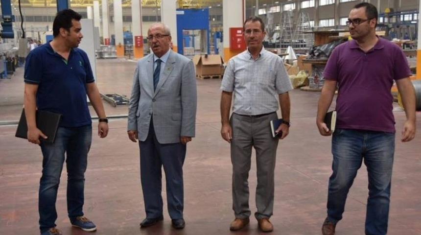 Başkan Albayrak&rsquo;dan &Ccedil;erkezk&ouml;y Osb&rsquo;deki Fabrikaları İnceledi