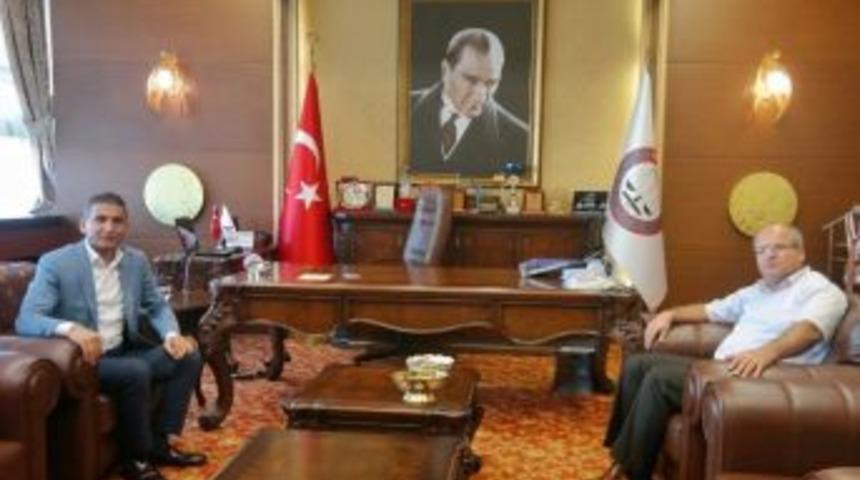 Adalet Komisyonu Başkanı Kahveci&rsquo;den Baro Başkanı Er&rsquo;e İadeyi Ziyaret