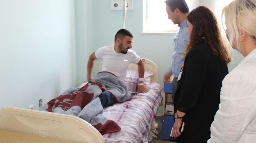 Kaymakam Dundar&rsquo;dan Hasta Ziyareti