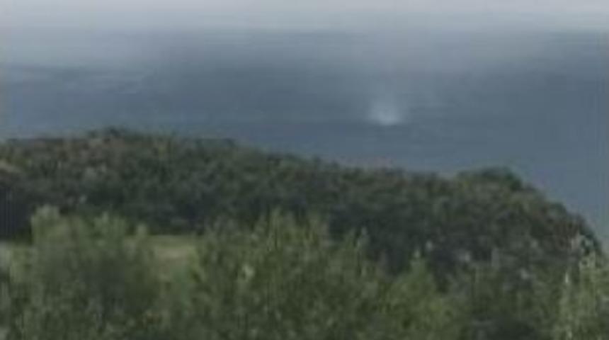 Cide'de Deniz &Uuml;zerinde Oluşan Hortum B&ouml;yle G&ouml;r&uuml;nt&uuml;lendi&nbsp;