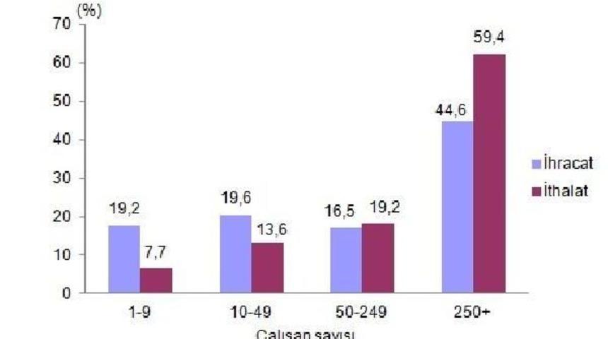 Dış Ticaretin &Ccedil;oğunu B&uuml;y&uuml;k &Ouml;l&ccedil;ekli Girişimler Yapıyor