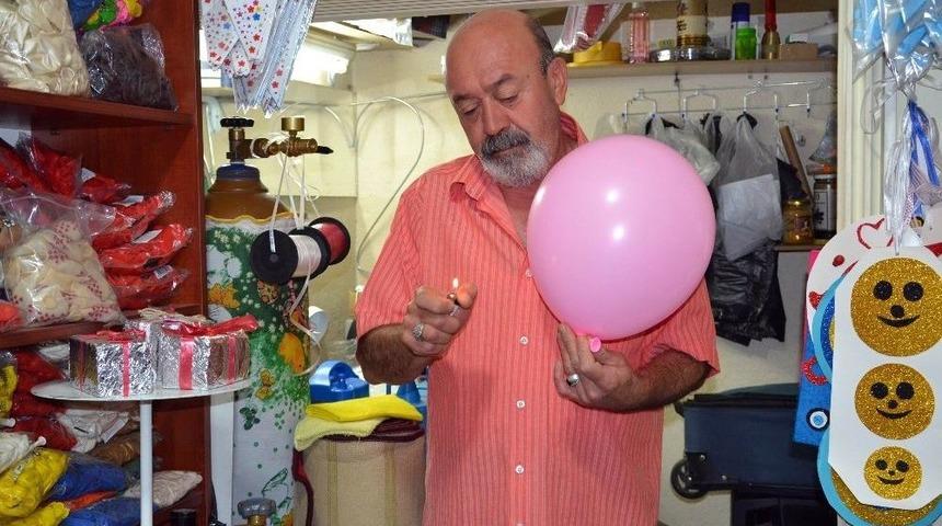 (&ouml;zel Haber) Baloncu Amcadan Helyum Testi