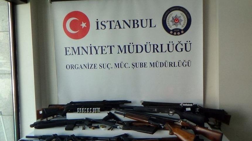 İstanbul Merkezli 11 İlde Silah Ka&ccedil;ak&ccedil;ılarına Operasyon: 22 G&ouml;zaltı