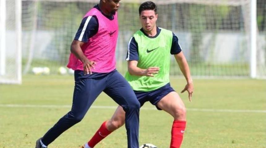 Eto'o Ve Nasri'li Antalyaspor, Evkur Yeni Malatyaspor Deplasmanına Hazırlanıyor