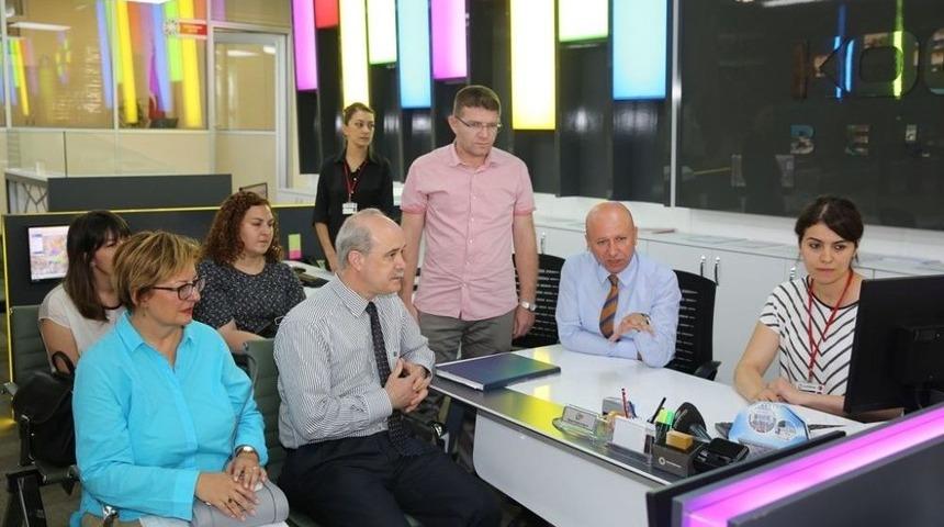 Başkan &Ccedil;olakbayrakdar, Ag&uuml; Heyetini Ağırladı