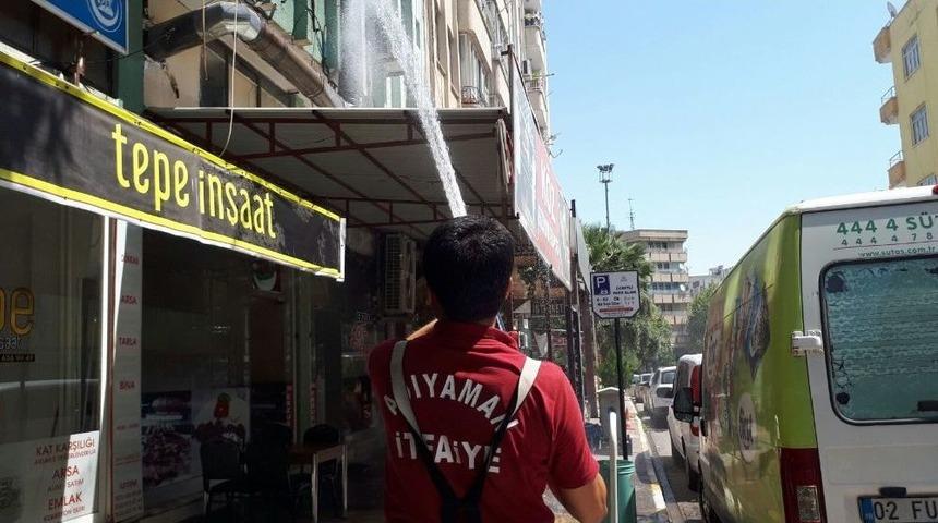 Adıyaman&rsquo;da Baca Yangını