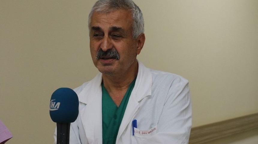 Op. Dr. Fikret G&ouml;z&uuml;b&uuml;y&uuml;k, "yanık Vakalarında, Yanan B&ouml;lge 10 Dakika S&uuml;reyle Soğutulmalı"