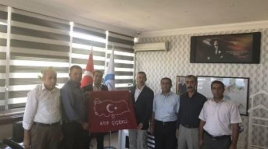 Başkan Kahraman&rsquo;dan Edremit Kaymakamı &Ccedil;i&ccedil;ekli&rsquo;ye Ziyaret