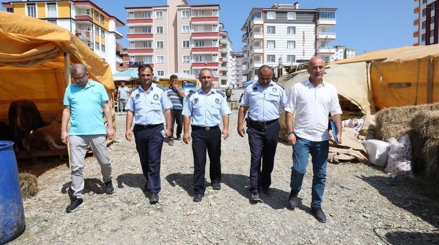 İlkadım’da Kurbanlık Satış Yerleri Denetlendi