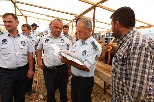 İlkadım’da Kurbanlık Satış Yerleri Denetlendi