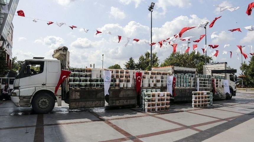 Beykoz&rsquo;da 80 Okula Boya Ve Temizlik Malzemesi Desteği