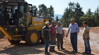 Kaş’ta Asfalt Çalışması