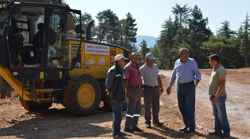Kaş’ta Asfalt Çalışması