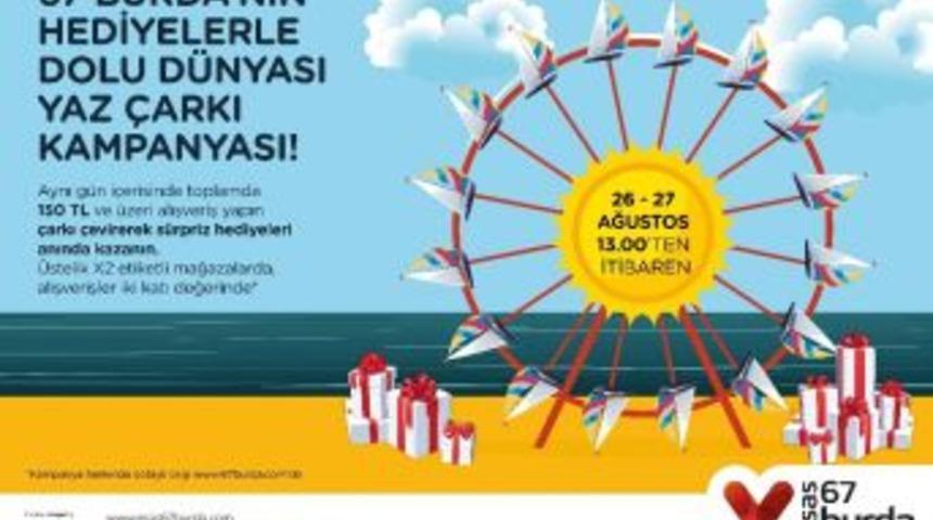 67 Burda&rsquo;da Yaz &Ccedil;arkı S&uuml;rpriz Hediyeler Kazandırıyor