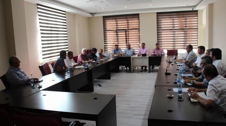 Başkan Cabbar&rsquo;dan Birim M&uuml;d&uuml;rleriyle Toplantı