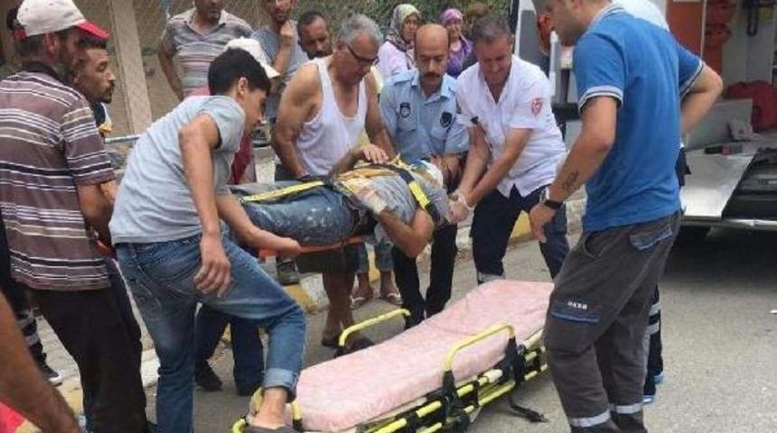 İskeleden D&uuml;şen Suriyeli Iş&ccedil;i &Ouml;ld&uuml;